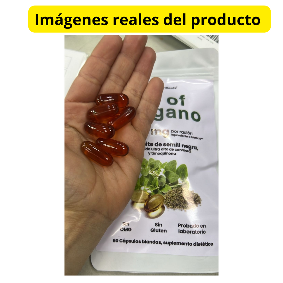 Aceite De Oregano 6000 Mg 60 Capsulas