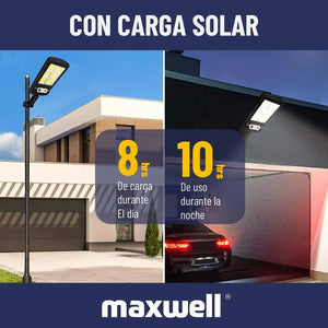 Foco Solar Led Exterior Sensor Movimiento