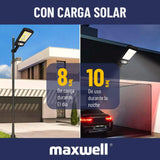 Foco Solar Led Exterior Sensor Movimiento