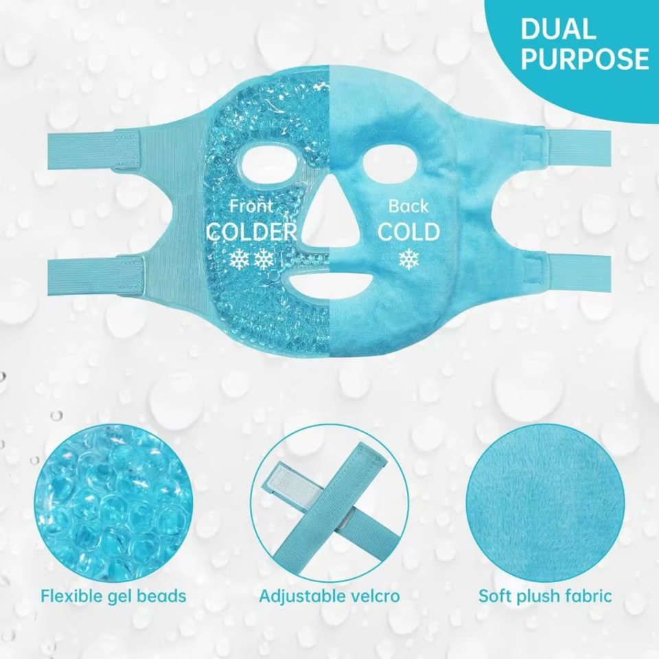 Mascara Facial Gel Frio Calor Terapia