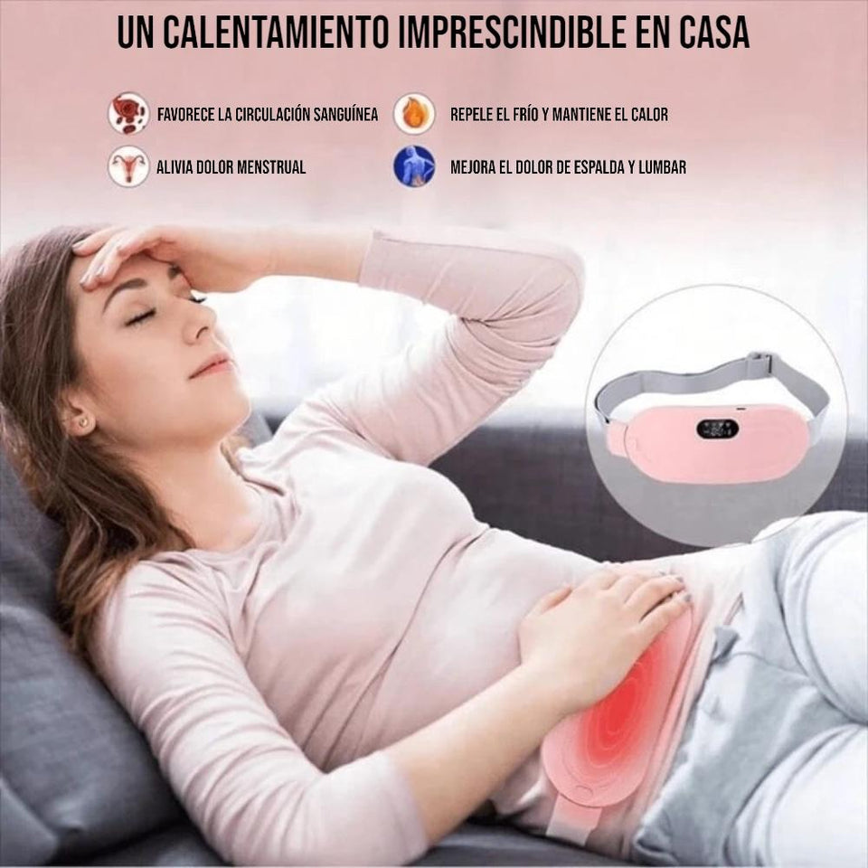 Cinturon Calentador Menstrual Masajeador