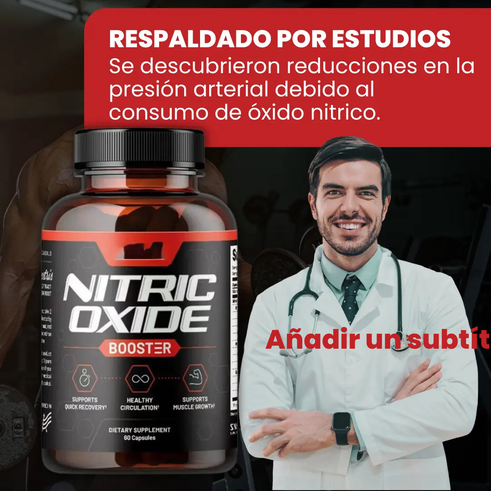 Potenciador de óxido nítrico, 60 cápsulas