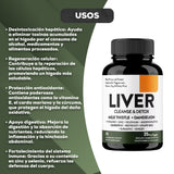 Detox salud del hígado 70 Caps Liver Cleanse Detox
