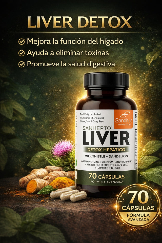 Detox salud del hígado 70 Caps